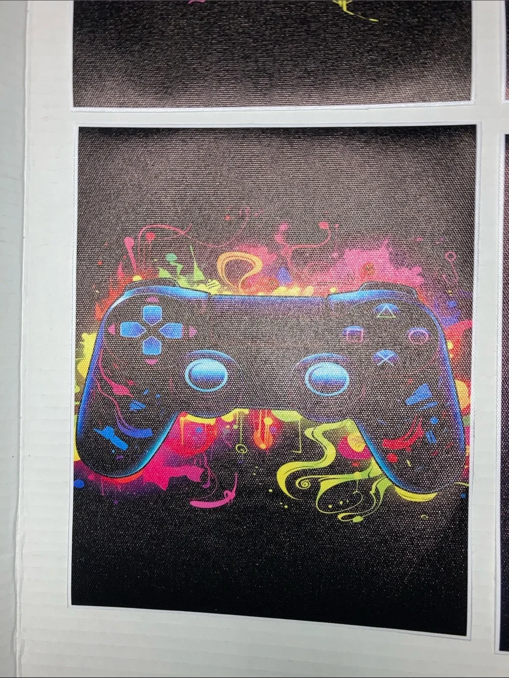 Colorful Video Game Controller Wall Art Prints- Set of 4
